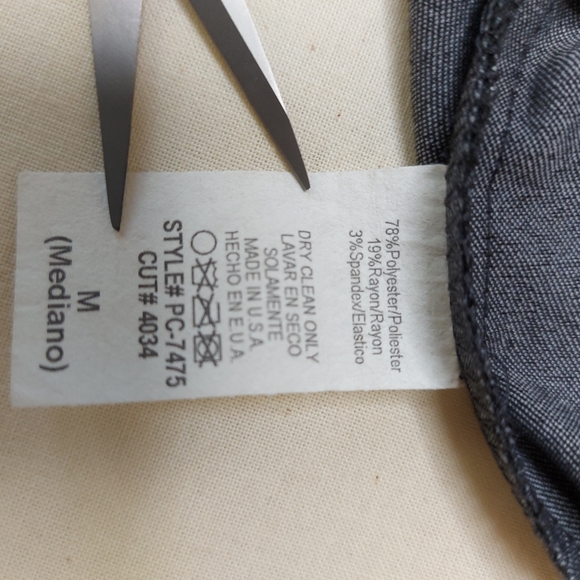 C'est Moi Near Vintage Charcoal Grey Wide Leg Palazzo Pants Size Medium - Picture 5 of 9